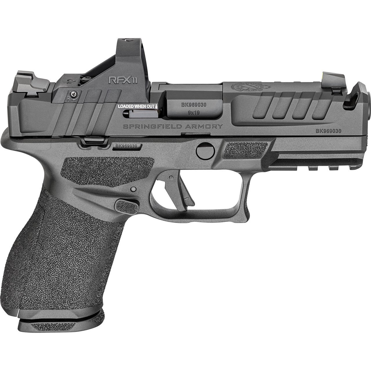 Springfield Echelon 4.0C Compact Optic 9mm Pistol Springfield Echelon 4.0C Compact 9mm pistol with optic package and black finish
