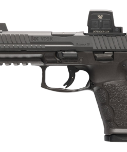 HK VP9A1 K Tactical 9mm pistol with optic and threaded barrel black frame
